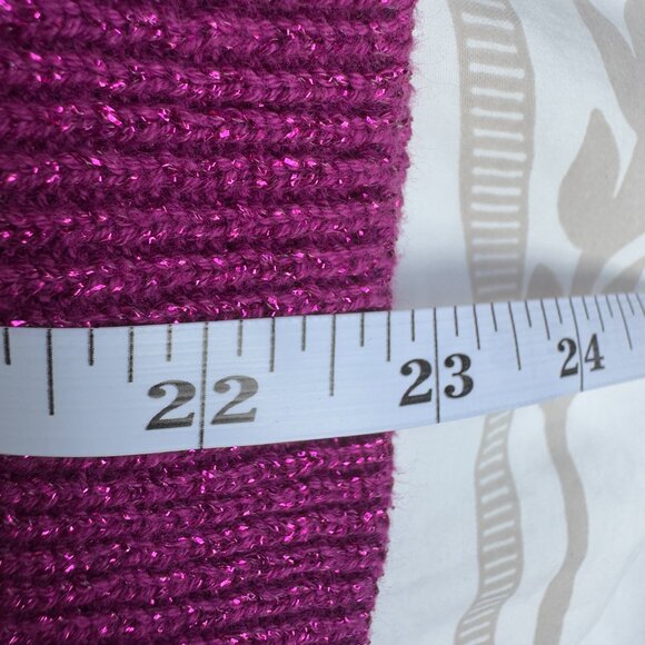 Vintage Eatons Fuschia and Gold Short  Sleeve Sweater - Picture 10 of 10